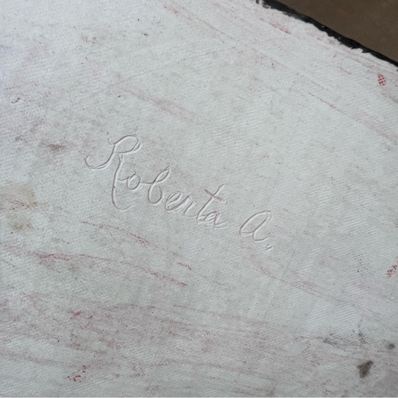 Studio Pottery Floral Lace Vanity Tray Plate or Candle Trinket Plate Curved Edge - Picture 8 of 8